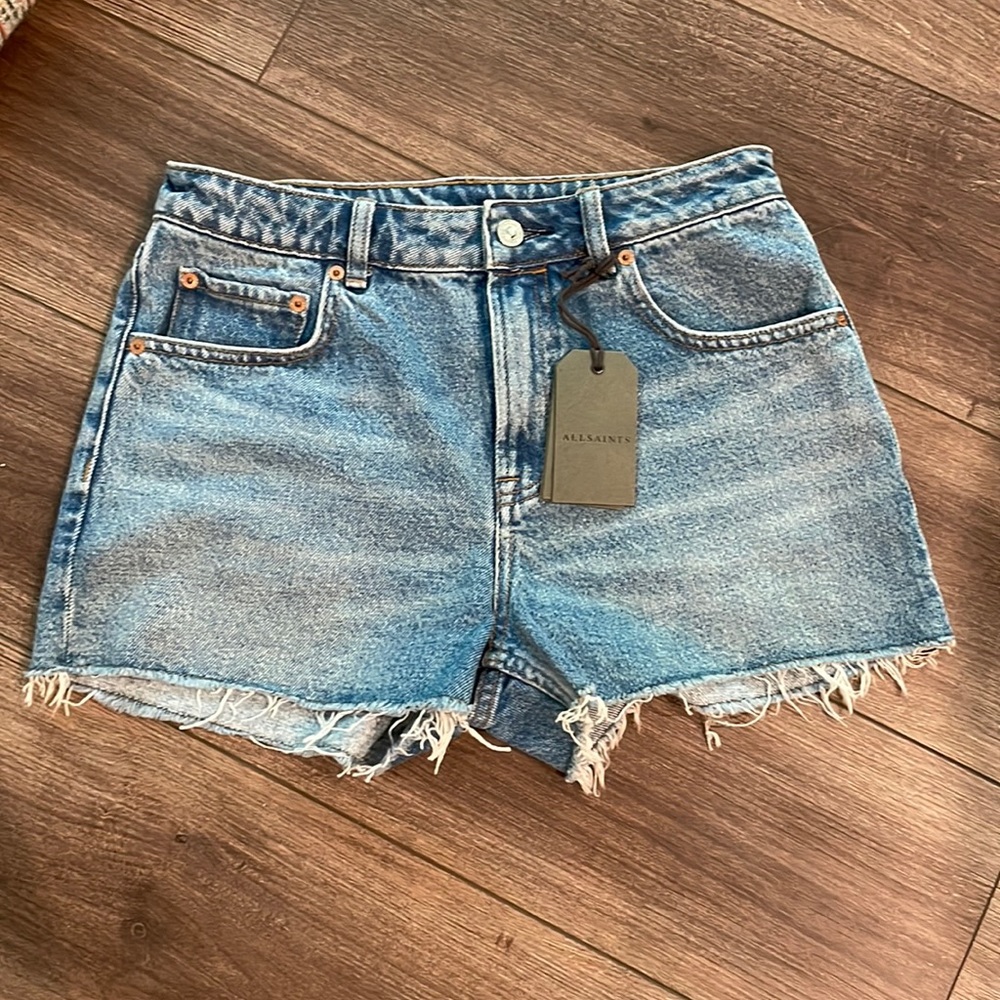 All Saints Denim Shorts
